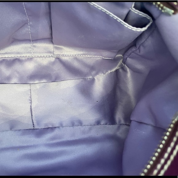 Coach Patent Plum Purple Bucket Handbag - Picture 11 of 11